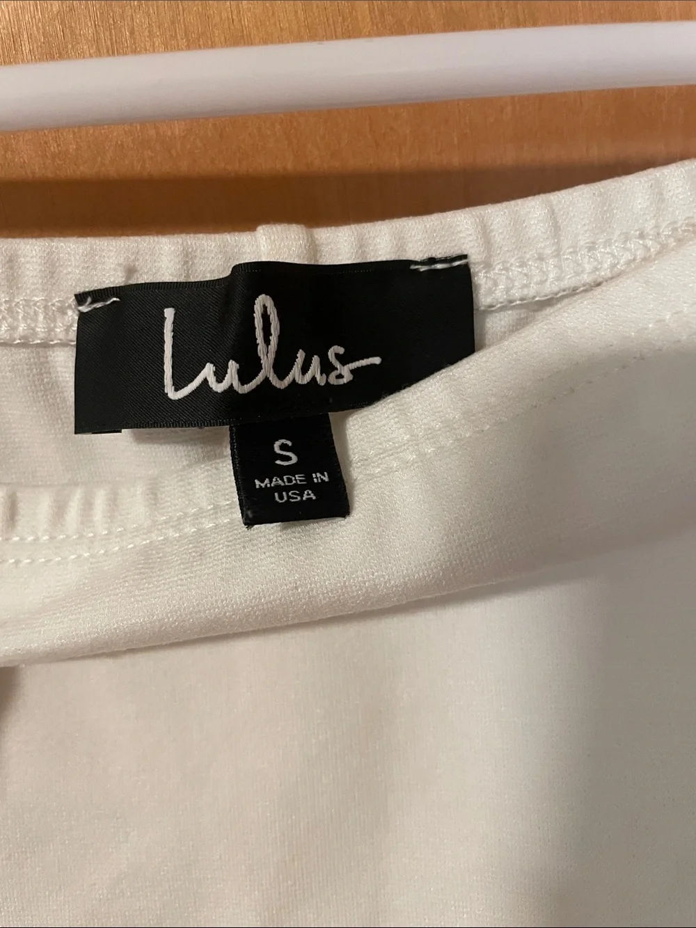 Lulu's Cream Off-Shoulder Bodysuit